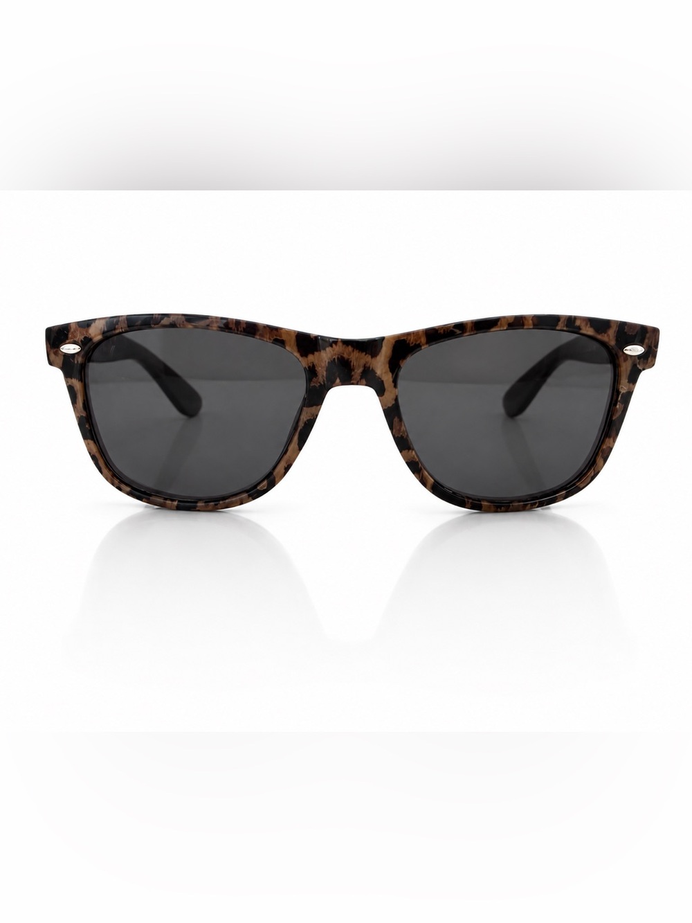 Tortoiseshell Square Frame Sunglasses - Brown
